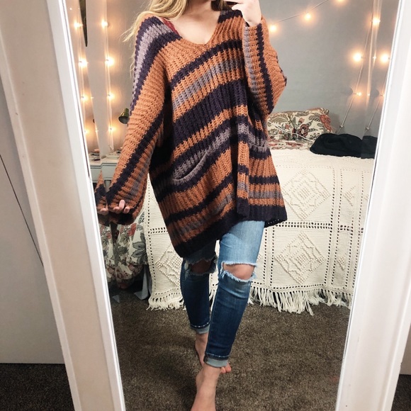 Free People Sweaters - Free People • Chunky Knit Oversized Sweater